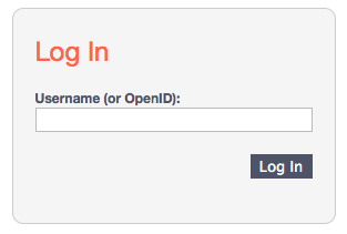 Login form : giving the choice between login and OpenId authentication